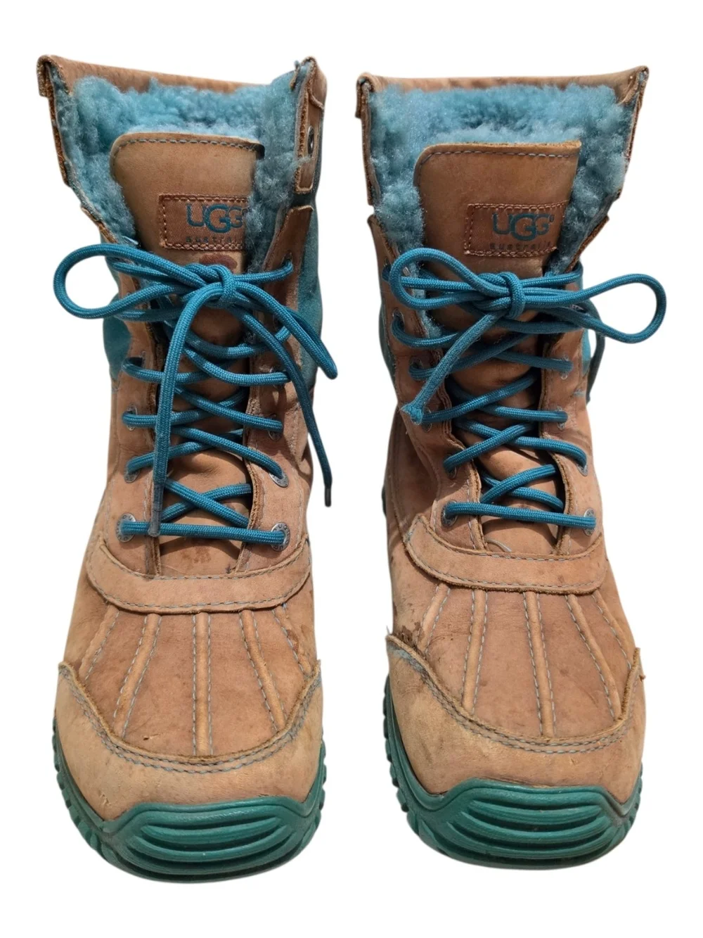 UGG Australia Adirondack II Chestnut/Teal Waterproof Winter Boot Women’s US 7.5